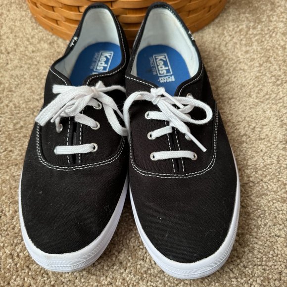 Keds Navy Blue Champion Canvas Lace-Up Sneakers 9.5W - Picture 3 of 10